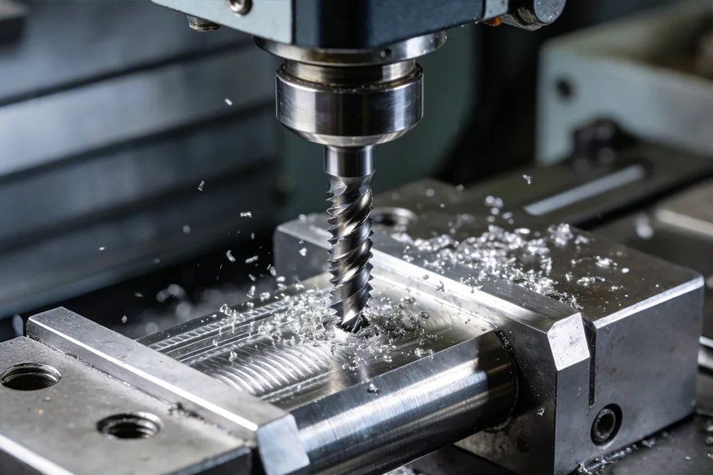 깊은 구멍 태핑 시 주의 사항.